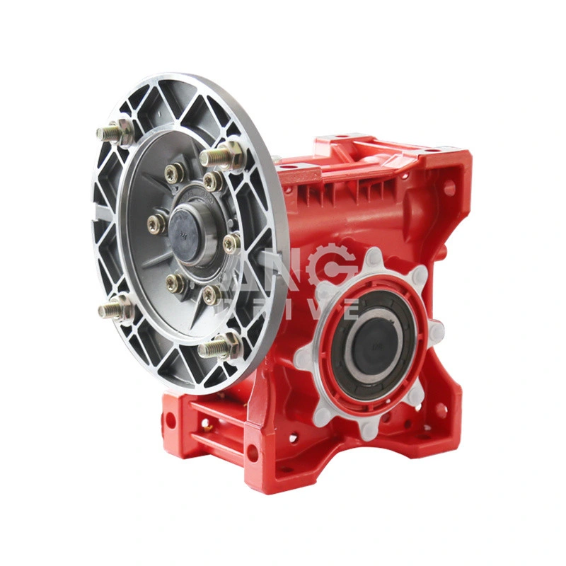 Right Angle Aluminum Body Worm Gearbox with Output Flange