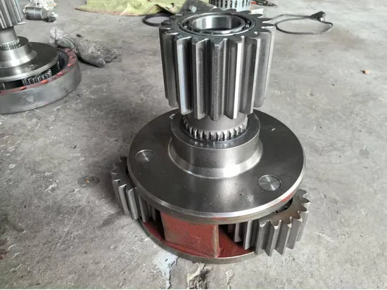 直角遊星整流子ギアボックス 90° ボア角シャフト出力 400W サーボモーターステアリングギア